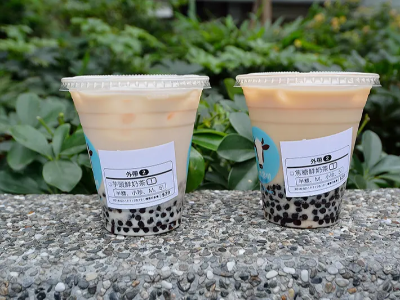 贴在奶茶上的标签是热敏纸吗？